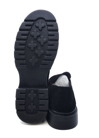 Жіночі туфлі чорні замшеві PP-19-4 25,5 см (р) PL PS (268036947)