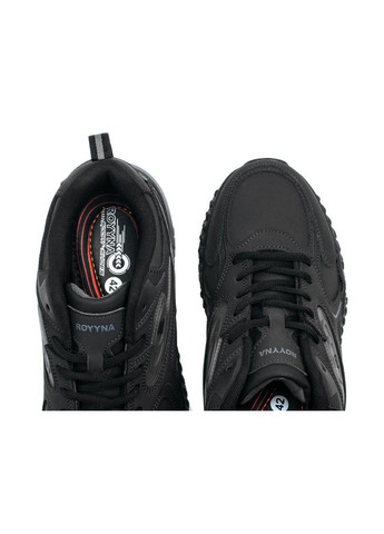 Черные кроссовки 7243037 46 цвет черный Royyna