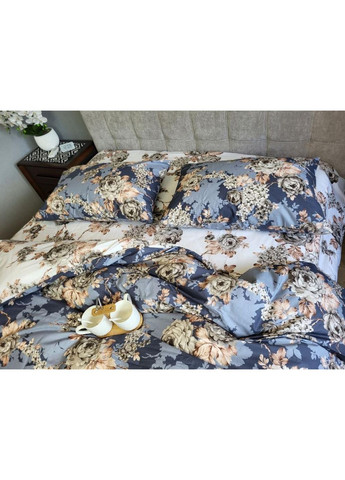 Постельное белье Глория, ранфорс Евро размер, наволочки 70/70 No Brand (364219630)