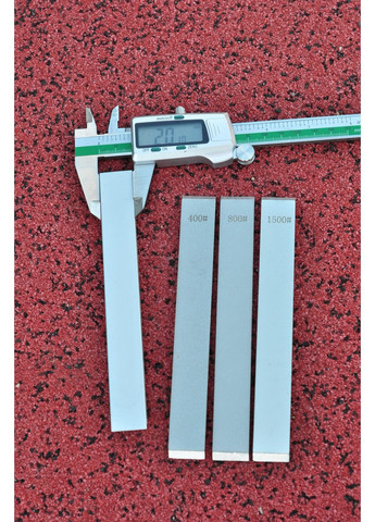 Точильний алмазний брусок на алюмінієвій основі 4шт з шкірою і пастою, набір брусків для кухні Ruixin (361856904)