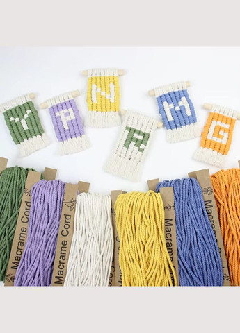 Набір макраме для ручного в'язання прикрас та аксесуарів для дому 10в1 для рукоділля та творчості No Brand (369802915)