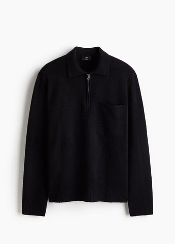 Чорний демісезонний светр H&M