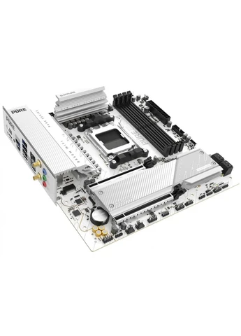 Материнская плата PURE B850M WiFi sAM5 B850 4xDDR5 M.2 HDMI DP WiFi BT mATX белый Sapphire (377886829)
