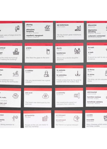 Картки для вивчення англійських слів. IELTS (500) рівень 5.0-7.0 English Student (370615763)