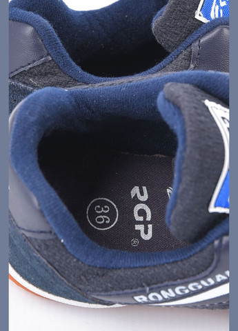 Темно-синій кеди підліткові текстильні темно-синього кольору Let's Shop