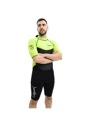 Гідрокостюм SHORTY MAN 3 мм lime/black Marlin зелений
