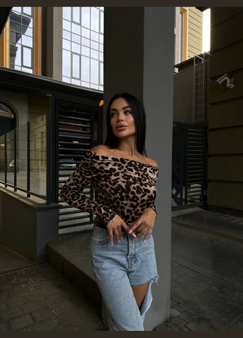 Лонгслив с открытыми плечами Adelante (321215373)