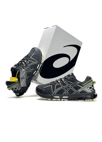 Серые демисезонные кроссовки мужские asics No Brand Gel-Kahana 8 GTX Grey