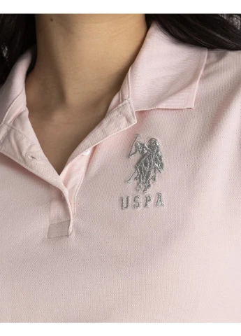 Пудрова сукня поло U.S. Polo Assn.