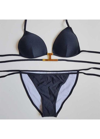 Синий летний купальник на завязках bella xs-s-m синий No Brand