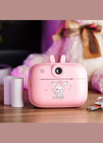Фотоаппарат детский с функцией мгновенной печати Happy Life (328604047)