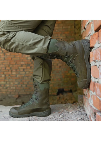 Военные Женские Зимние Берцы из Кожи. 36-47р Олива. Водонепроницаемые! STZF-2133 36 No Brand (349512853)