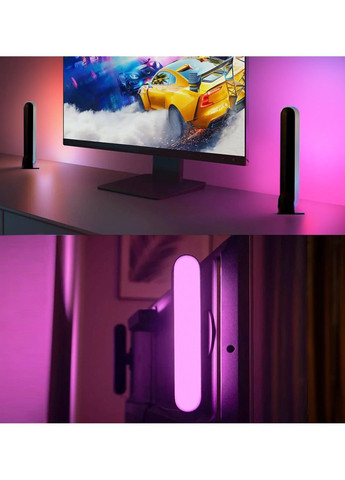 Комплект - Світлодіодні панелі Play Color Ambiance 2 шт. Білі + Блок керування Bridge Philips Hue (371763933)