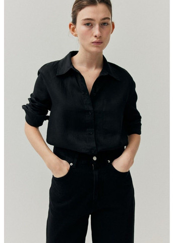 Черная повседневный рубашка H&M