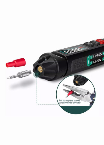 Ультра компактний багатофункціональний цифровий мультиметр ручка A3008 6000 відліків Aneng (303401421)