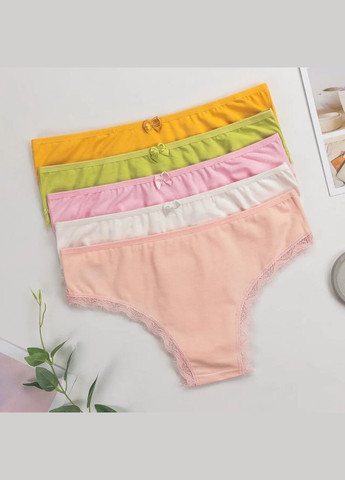 Женские трусы-бразилиан, кружево 5 шт. Nicoletta (342119957)