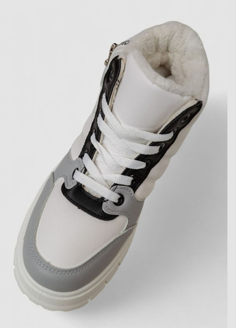 Кросівки жіночі зимові на хутрі Ager 248RMB06 білі демісезони (338370582)