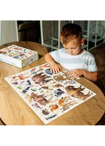 Пазл Монтессорі Лісові тварини 200 ел (300629) Dodo (329405551)