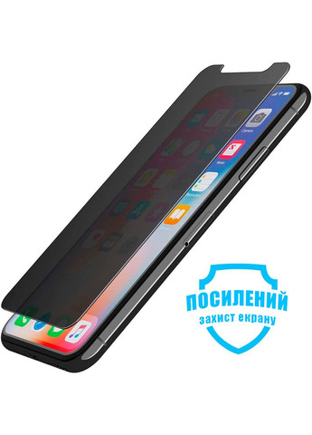 Захисне скло Privacy Screen Protector для iPhone X Xs [Нове покоління] (3шт в упаковці) (50230331-X0020WAI2R) FlexGear (300854101)
