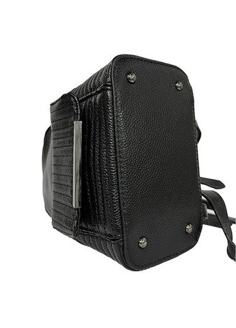 Рюкзак женский городской маленький из натуральной кожи итальянский черный (Д/Ш/В) 20/11/23,5(см) Felicita (336377712)