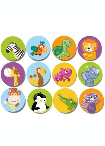 Детская настольная игра Мемо "Дикие Животные" DoDo 300157 от 3-х лет No Brand (330607774)