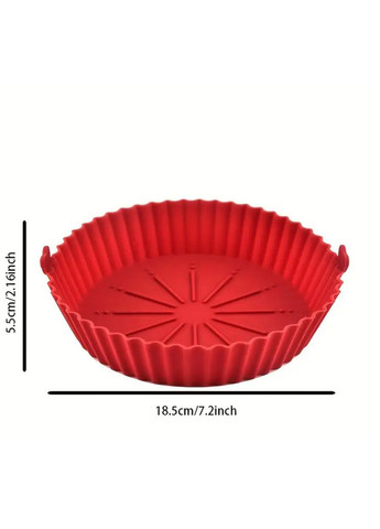 Силіконова форма для аерогрилів та аерофритюрниць Q-231-R красная No Brand (365755653)