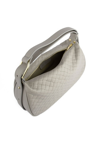 Сумка жіноча шкіряна маленька 03865 світло-сіра Virginia Conti (325989715)