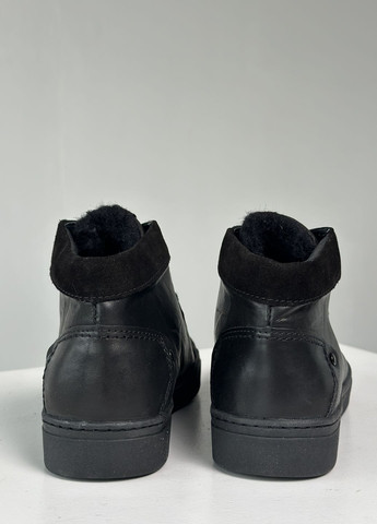 Черные осенние ботинки мужские кожаные демисезонные Kasper