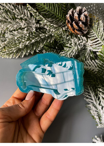 Молд Пікап більший з ялинкою для новорічних іграшок на ялинку силіконова форма для епоксидної смоли No Brand (370567126)