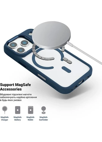 Чохол Unit-C MagCase для Apple iPhone 17 Pro Dark Blue (ARM86290) ArmorStandart (384150759)