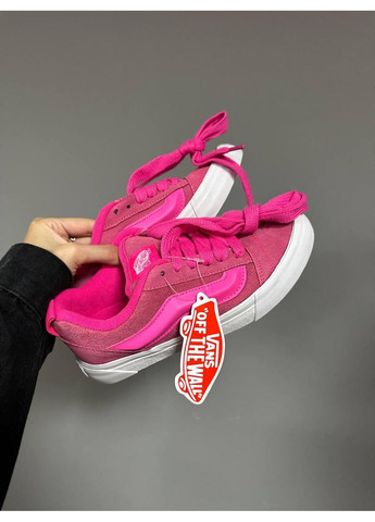 Рожеві Осінні кеди чоловічі vans knu skool acid pink ванс кну скул No Brand