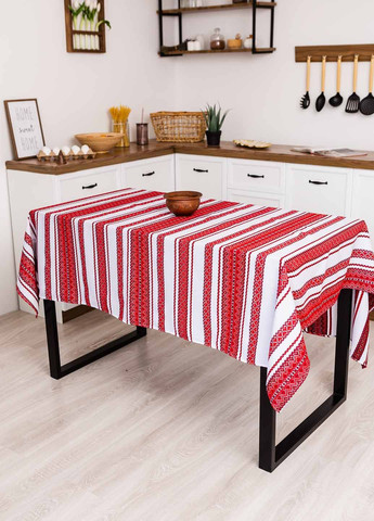 Скатерть вышитая с украинским орнаментом 1.5м х 1.5м (анс7115) Homedec - (290276369)