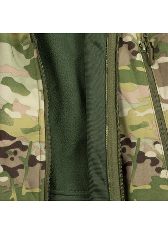 Комбинированная демисезонная куртка shark skin softshell multicam Vik-Tailor
