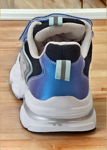 Синій осінні ортопедичні кросівки для дівчинки на липучці том м 9973f сині том м Tom.M