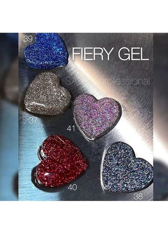 Гель-лак светоотражающий Fiery Gel №, 9 мл Saga (386092566)