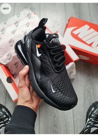 Черные летние кроссовки nike air max 270 black найк аир макс 270 No Brand
