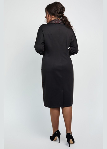 Червона сукня напівприлеглого силуету виконана зі щільного трикотажу з низькою розтяжністю all posa (ap100954p) A'll Posa