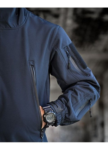 Тактична чоловіча легка куртка синя No Brand (362500756)