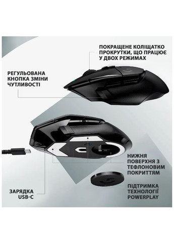 Мышь G502 X LIGHTSPEED Black (910006180) (6823491) Logitech (314777281)