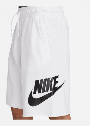 Мужские шорты Club Alumni Hbr Ft Short DX0502-100 белые Nike (280438265)