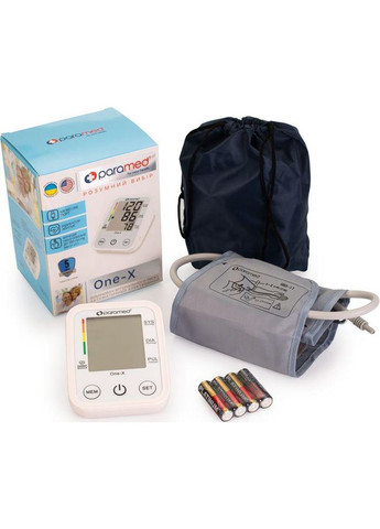 Тонометр One-X автоматичний Type-C на плече гарантія 5 років Paramed (301907463)