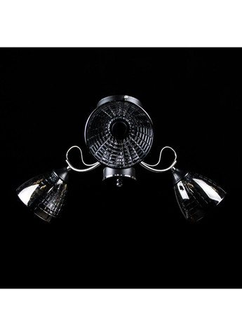 Потолочная люстра на 3 лампочки N4794/3/BK+CR No Brand (352229627)