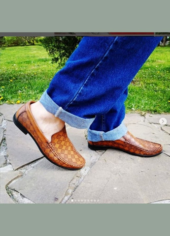 , брендові, чоловічі туфлі з перфорацією на низькому підборі 42 (27 см) коричневі Sherlock Soon 609 (331167064)