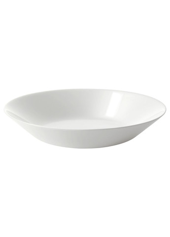 Тарелка глубокая белый 20 см IKEA (272149880)