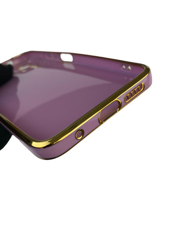 Чохол для Redmi Note 12S 4G з кільцем MagSafe із золотою окантовкою на сяомі редмі нот 12с чорничний gs1 Xiaomi (366230524)