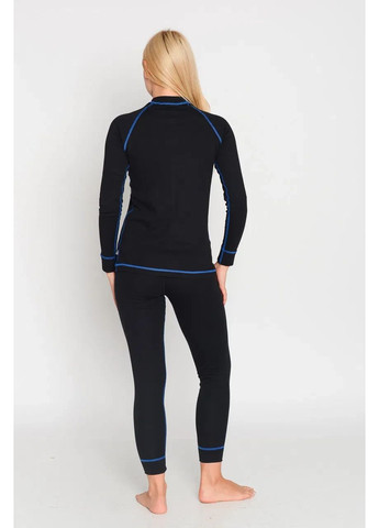 Комплект термобілизни для жінок ROCK,, повсякденний, чорний із синім Rough Radical (361118578)