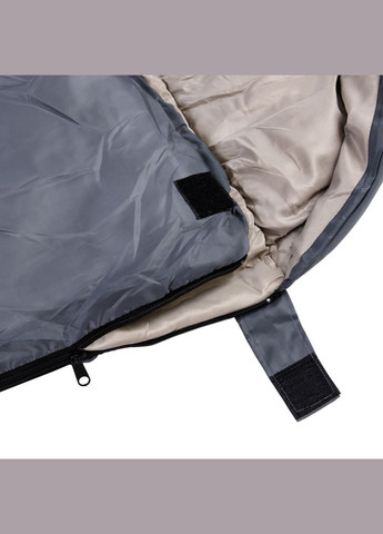 Спальный мешок водонепроницаемый с капюшоном, серый LUGI (327874789)