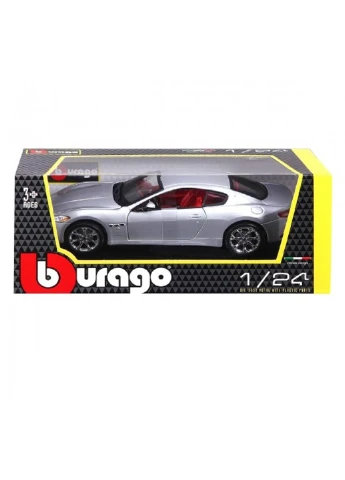 Автомодель - Maserati Grantourismo (2008) (ассорти черный, серебристый, 1:24) Bburago (333708743)