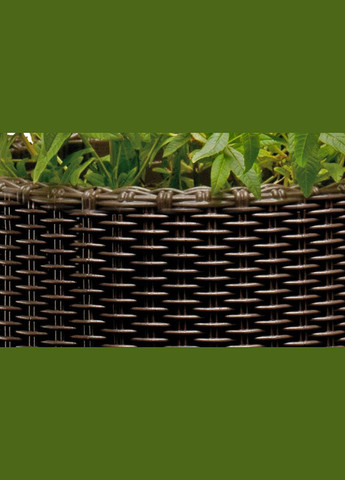 Горщик для квітів 18 л. Cylinder Planter Medium, коричневий Keter (329407611)