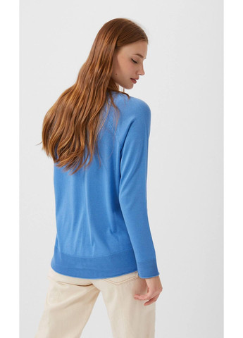 Синий кардиган Stradivarius